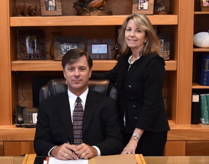 photo of attorneys Philip and Karen Valente
