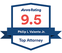 Avvo Rating 9.5 Philip L Valente Jr. Top Attorney
