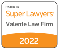rated by Super Lawyers Valente Law Firm 2022